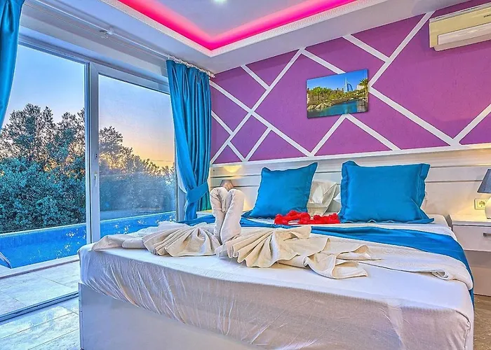 Villa Uezuemlue 2 Bedroom Secluded With Private Pool Hot Tub Kalkan